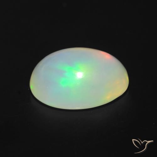 Opal Gemstone in 8.9 x 6.7 mm Size for Sale, Opal Stone in Multicolor Color