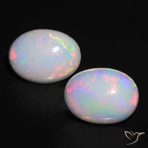 1.39 ct Oval Opal, 7.9 x 6.1 mm From Australia, Photo A