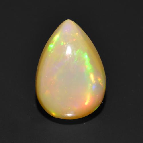 Multicolor Opal Gem - 1ct Pear Cabochon (ID: 553368)