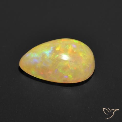 Opal Gemstone in 10 x 7 mm (calibrated) Size for Sale, Opal Stone in Multicolor Color