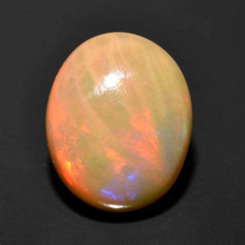 Multicolor Opal Gem - 2.3ct Oval Cabochon (ID: 553388)