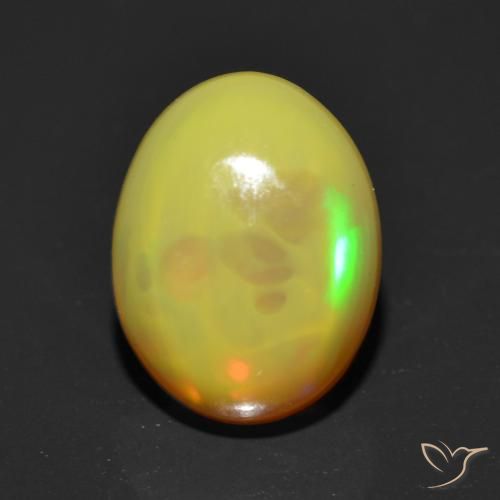 1.14ct Natural Multicolor Opal, Oval, Translucent