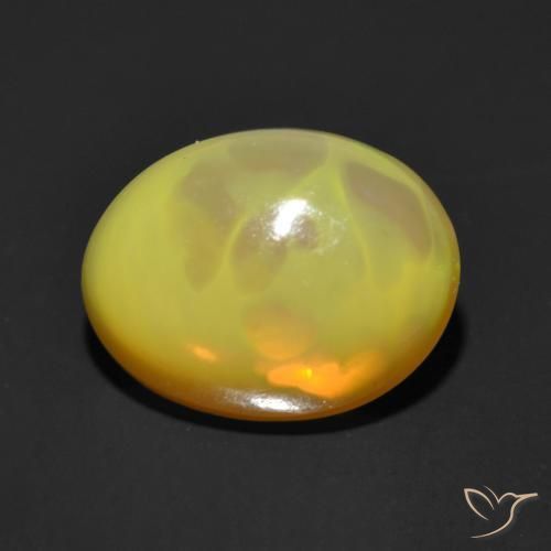 1.14 ct Multicolor Opal Stone, Natural Opal in Oval Cabochon Shape for Sale