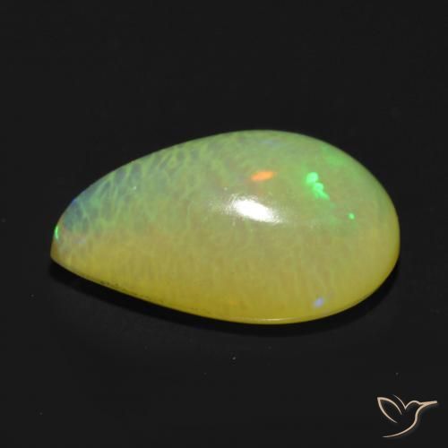 Opal Gemstone in 8 x 5.2 mm Size for Sale, Opal Stone in Multicolor Color