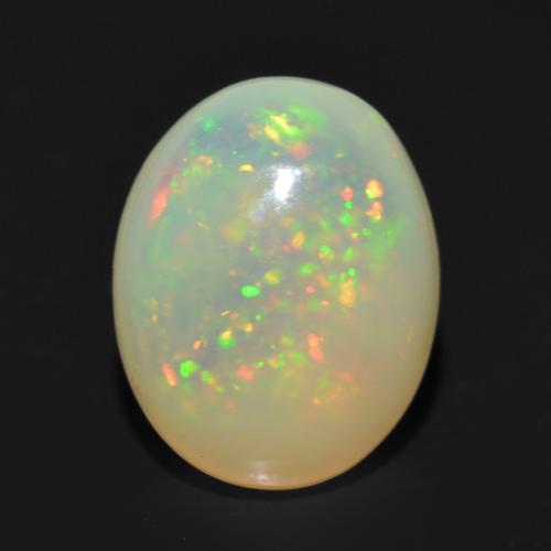 Multicolor Opal Gem - 1ct Oval Cabochon (ID: 554190)