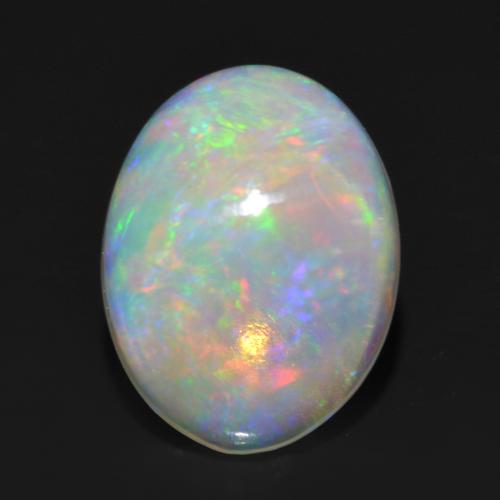 Multicolor Ópalo Gema - 1.1ct Cabujón Óvalo (ID: 554191)