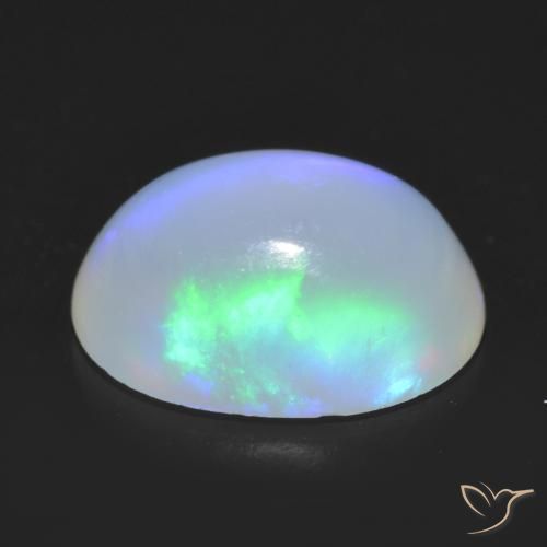 Opal Gemstone in 9 x 7 mm (calibrated) Size for Sale, Opal Stone in Multicolor Color