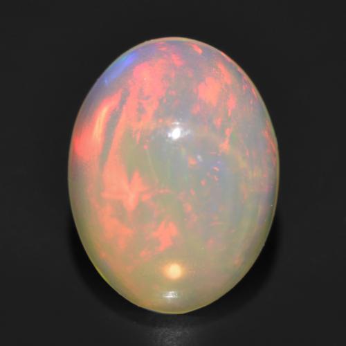 Multicolor Ópalo Gema - 1.4ct Cabujón Óvalo (ID: 554194)