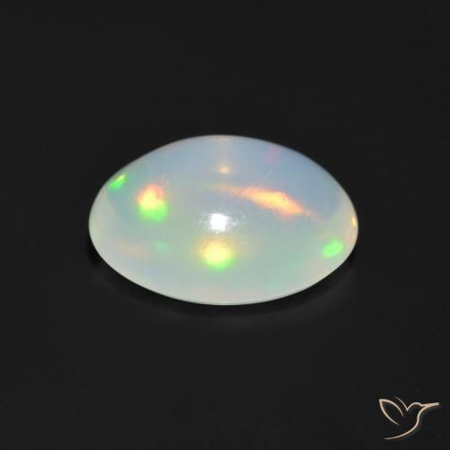 Opal Gemstone in 9 x 7 mm (calibrated) Size for Sale, Opal Stone in Multicolor Color