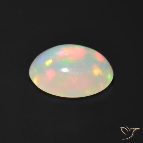 Opal Gemstone in 9 x 7 mm (calibrated) Size for Sale, Opal Stone in Multicolor Color