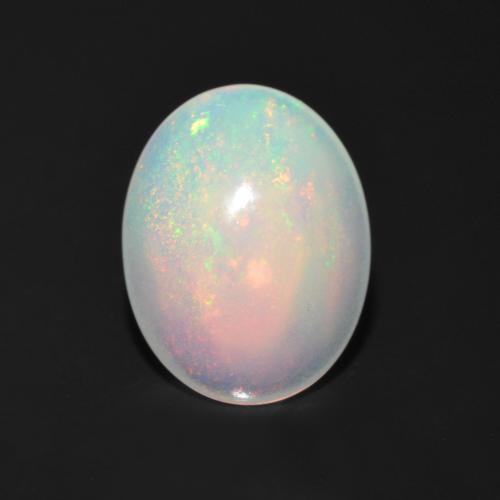 Multicolor Opal Gem - 1.1ct Oval Cabochon (ID: 554323)