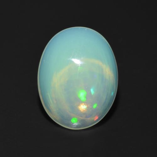 Multicolor Opal Gem - 1.1ct Oval Cabochon (ID: 554324)