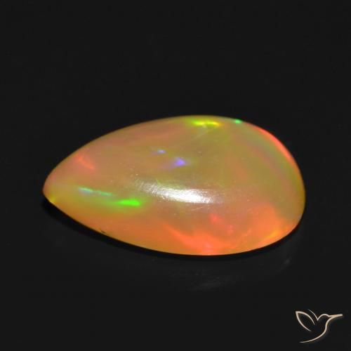 Opal Gemstone in 9.8 x 6.7 mm Size for Sale, Opal Stone in Multicolor Color