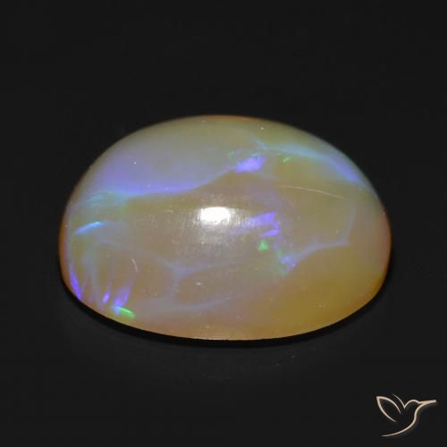 Opal Gemstone in 9 x 7 mm (calibrated) Size for Sale, Opal Stone in Multicolor Color