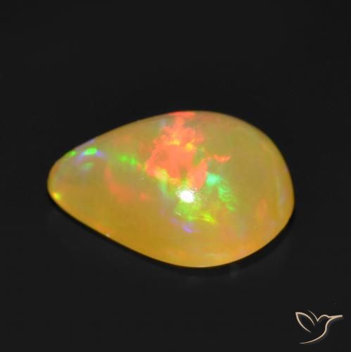 Opal Gemstone in 8 x 6 mm (calibrated) Size for Sale, Opal Stone in Multicolor Color