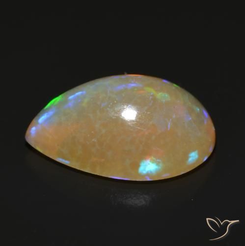 Opal Gemstone in 9 x 6 mm (calibrated) Size for Sale, Opal Stone in Multicolor Color