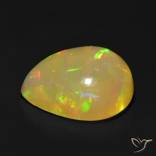 Opal Gemstone in 9 x 7 mm (calibrated) Size for Sale, Opal Stone in Multicolor Color