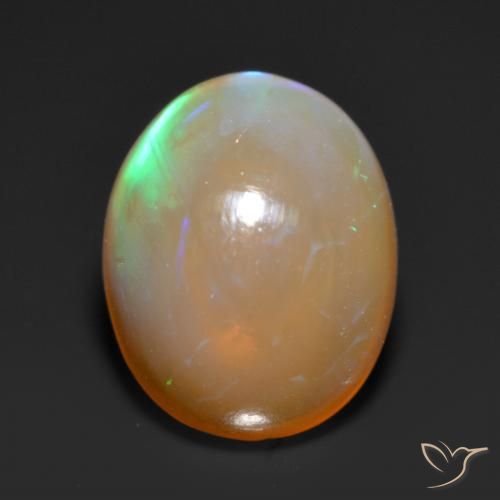 1.36ct Natural Multicolor Opal, Oval, Translucent