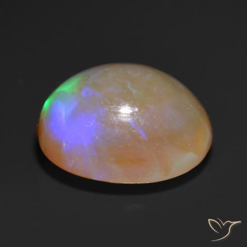 Opal Gemstone in 9 x 7 mm (calibrated) Size for Sale, Opal Stone in Multicolor Color