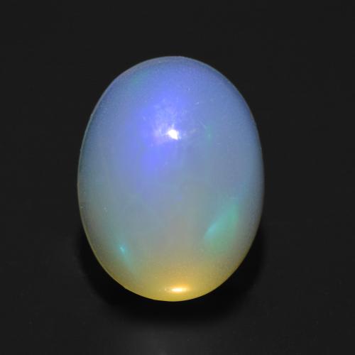 Multicolor Opal Gem - 1.4ct Oval Cabochon (ID: 554575)