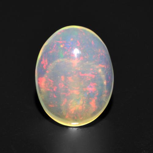 Multicolor Opal Gem - 1.1ct Oval Cabochon (ID: 554576)