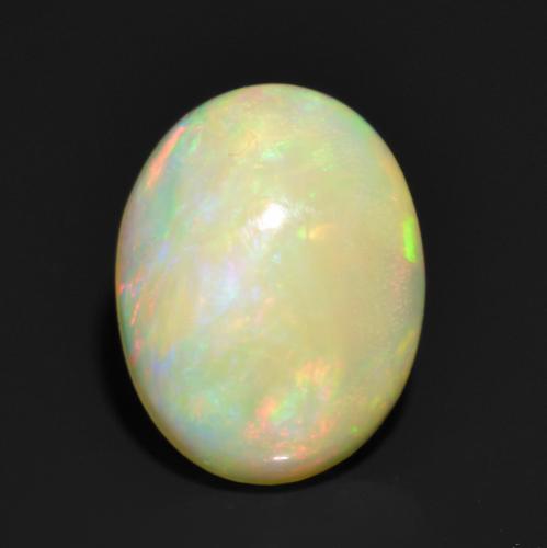 Multicolor Opal Gem - 1.2ct Oval Cabochon (ID: 554895)
