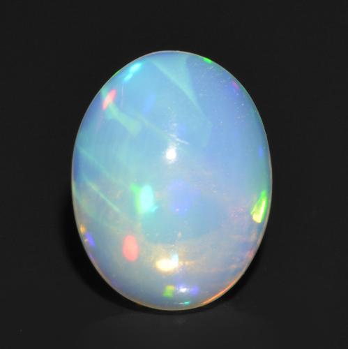 Multicolor Ópalo Gema - 1.1ct Cabujón Óvalo (ID: 554897)