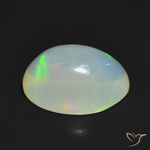 Opal Gemstone in 9 x 7 mm (calibrated) Size for Sale, Opal Stone in Multicolor Color