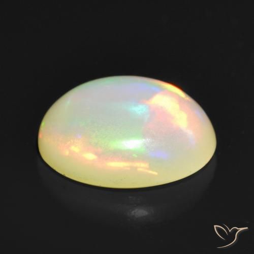 Opal Gemstone in 9 x 7 mm (calibrated) Size for Sale, Opal Stone in Multicolor Color