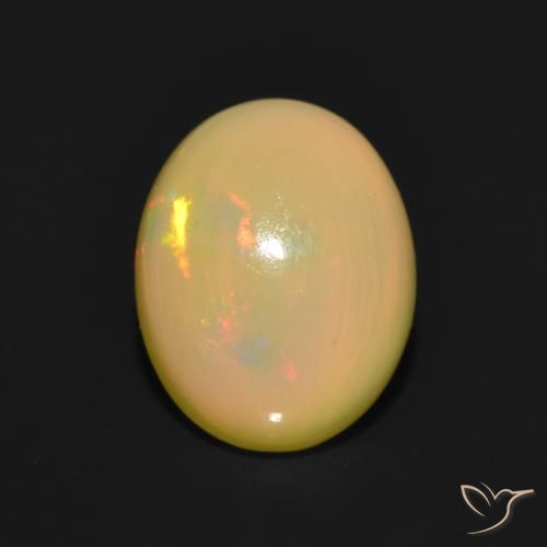1.47ct Natural Multicolor Opal, Oval, Translucent