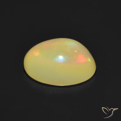 Opal Gemstone in 8.6 x 6.8 mm Size for Sale, Opal Stone in Multicolor Color