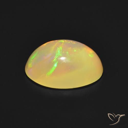 Opal Gemstone in 9 x 7 mm (calibrated) Size for Sale, Opal Stone in Multicolor Color