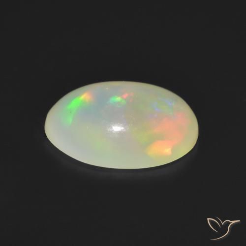 Opal Gemstone in 10 x 8 mm (calibrated) Size for Sale, Opal Stone in Multicolor Color