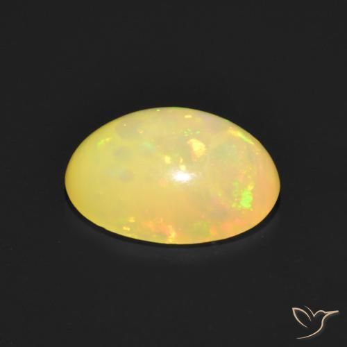 Opal Gemstone in 9 x 7 mm (calibrated) Size for Sale, Opal Stone in Multicolor Color