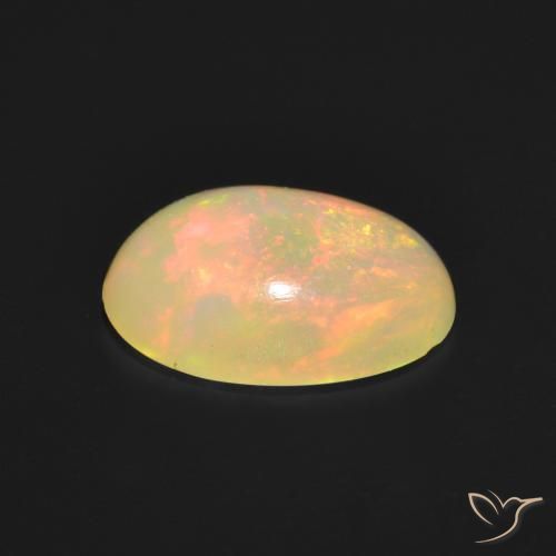 Opal Gemstone in 9 x 7 mm (calibrated) Size for Sale, Opal Stone in Multicolor Color