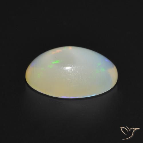 Opal Gemstone in 9 x 7 mm (calibrated) Size for Sale, Opal Stone in Multicolor Color