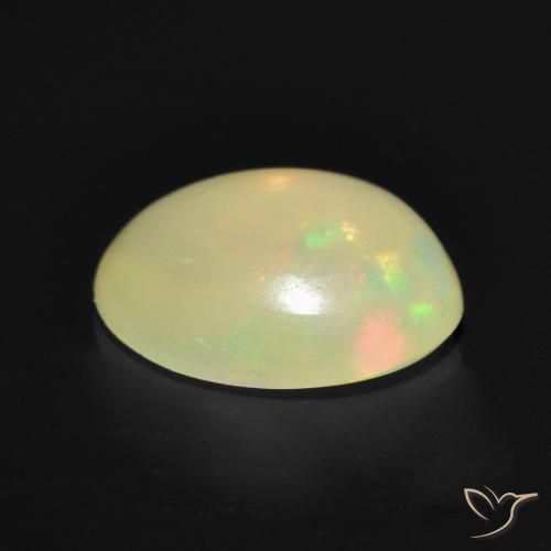 Opal Gemstone in 8.8 x 6.7 mm Size for Sale, Opal Stone in Multicolor Color