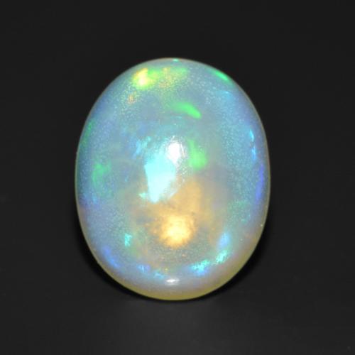 Multicolor Opal Gem - 1.6ct Oval Cabochon (ID: 555392)