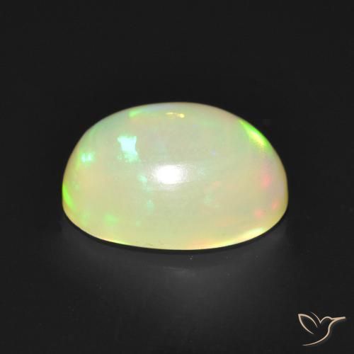 Opal Gemstone in 9 x 7 mm (calibrated) Size for Sale, Opal Stone in Multicolor Color