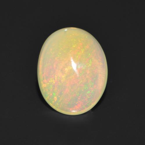 Multicolor Opal Gem - 1.1ct Oval Cabochon (ID: 555620)