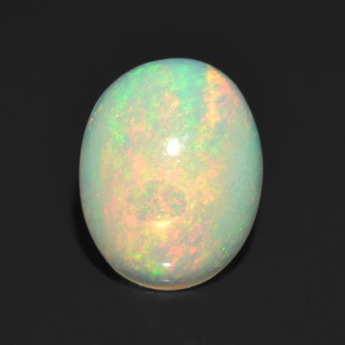 Multicolor Opal Gem - 1.1ct Oval Cabochon (ID: 555624)
