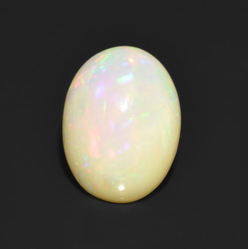 Многоцветный Опал Камень - 1.1ct Овал Кабошон (ID: 555627)
