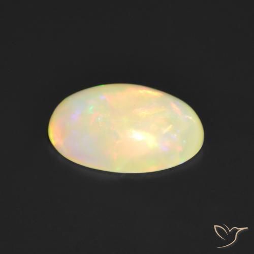 Opal Gemstone in 9 x 7 mm (calibrated) Size for Sale, Opal Stone in Multicolor Color