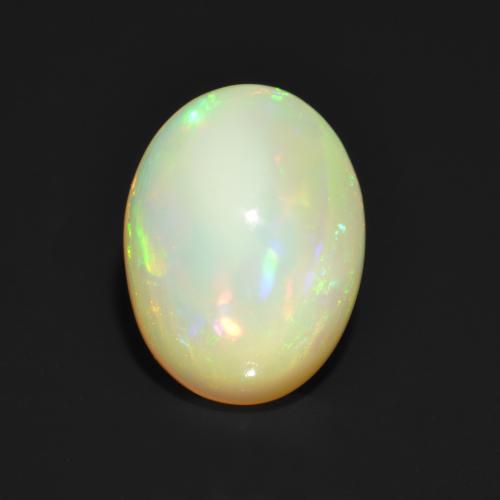 Multicolor Opal Gem - 1.7ct Oval Cabochon (ID: 555630)