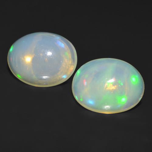 Multicolor Opal Gem - 1.1ct Oval Cabochon (ID: 556112)