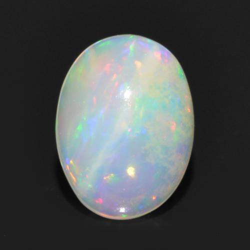 Многоцветный Опал Камень - 0.8ct Овал Кабошон (ID: 563752)
