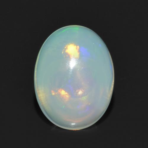 Multicolor Opal Gem - 0.7ct Oval Cabochon (ID: 563753)