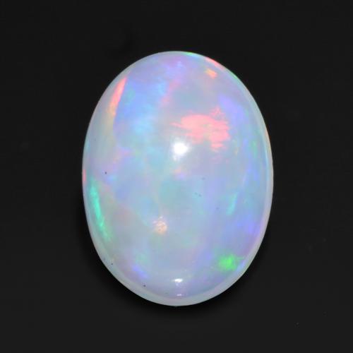 Multicolore Opale Gem - 1ct Ovale cabochon (ID: 563841)