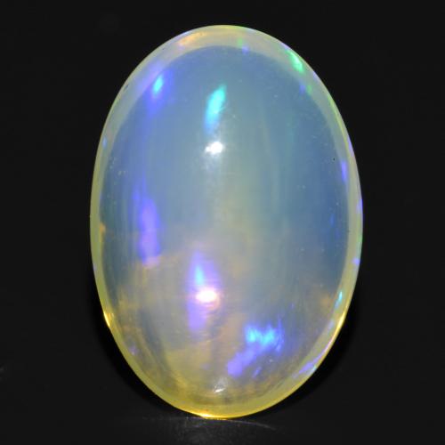 Multicolor Opal Gem - 1.9ct Oval Cabochon (ID: 563844)
