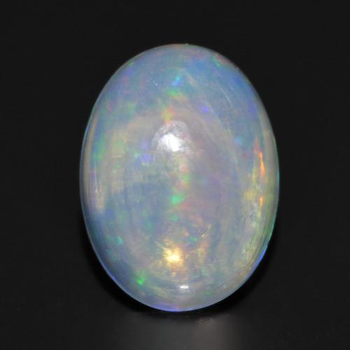 Multicolore Opale Gem - 1ct Ovale cabochon (ID: 564187)